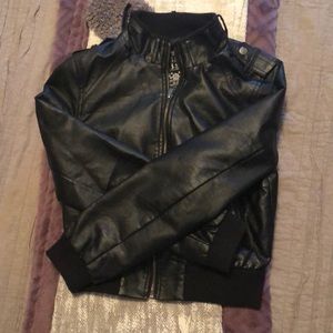 Leather jacket